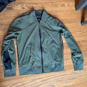 Mens Hollister olive green jacket